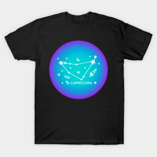 Capricorn Zodiac Sign Aura T-Shirt